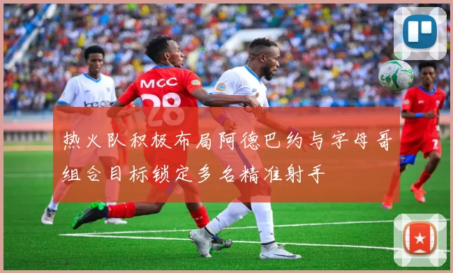 热火队积极布局阿德巴约与字母哥组合目标锁定多名精准射手